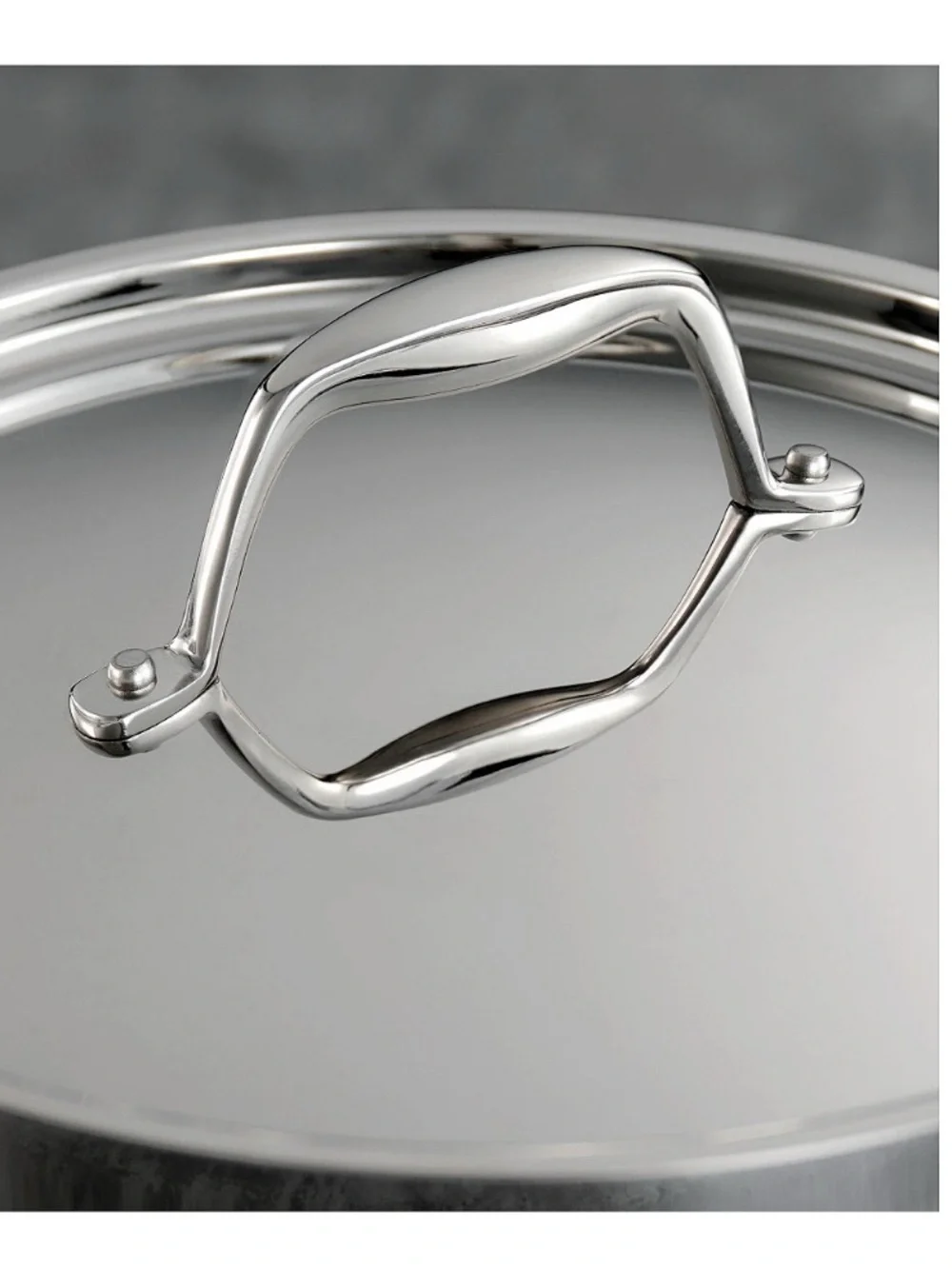 Tramontina, Member’s Mark triply clad 10/18 stainless steel 1.5qt sauce pan lid